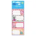 Luna: Etiquetas para cuadernos de Peppa cerdito, paquete de 20 unidades