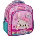 imagen de Luna: Mochila de jardín de infantes con conejitos de Must Team, redondeada, 2 compartimentos 27x10x31cm 1