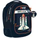 imagen de Luna: Mochila escolar de astronauta Must Team redondeada de 3 compartimentos, mochila 32x18x43cm 1