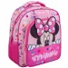 imagen de Luna: Mochila escolar Minnie Mouse redondeada de dos compartimentos 27x10x31cm 1