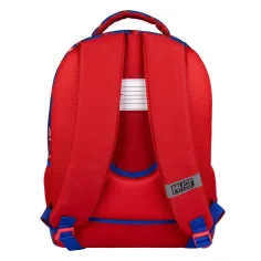 imagen de Luna: Mochila escolar redondeada de 3 compartimentos del Capitán América, mochila 32x18x43cm 2