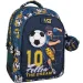 imagen de Luna: Mochila escolar redondeada de fútbol Must Team de 3 compartimentos, mochila 32x18x43cm 1