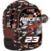 imagen de Luna: Mochila escolar redondeada Must Team Street Racer de 3 compartimentos, mochila 32x18x43cm 1