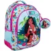 imagen de Luna: Mochila escolar redondeada Must Team Vaiana 2 de 3 compartimentos, mochila 32x18x43cm 1