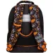 imagen de Luna: Must Team Astronauta negro-naranja redondeado mochila escolar de 3 compartimentos, mochila 32x18x43cm 2