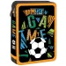 Luna: Must Team Game on estuche de lápices de fútbol de 2 niveles
