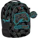 imagen de Luna: Must Team Game on mochila escolar redondeada de 3 compartimentos con diseño de balón de fútbol, mochila 32x18x43cm 1