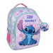 imagen de Luna: Must Team Stitch Having a Blast mochila escolar redondeada de 3 compartimentos, mochila 32x18x43cm 1