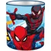 Luna: Portalápices de metal de Spiderman superhéroe 10x11cm