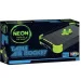 imagen de Luna: Set de aire hockey de mesa con luz neón en color verde-negro 1
