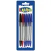Luna: Set de bolígrafos 4 unidades azules, 1 unidad roja, 1 unidad negra