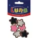 Luna: Set de estrellas de plástico de 6 piezas de 20 mm