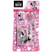 Luna: Set de material de escritura rosa de 5 piezas de Minnie Mouse