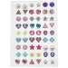 imagen de Luna: Set de pegatinas de pendientes Glammy Gloss con varios diseños 2