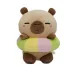 imagen de Luna: Squishcuties Capybara de peluche colorido en dona de 21cm 2