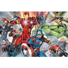 imagen de Luna: Vengadores 2 en 1 150 piezas 3D puzzle para colorear 2