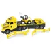 imagen de Magic Truck Technic: Camión con bulldozer y luz de 80cm - Wader 2