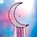 imagen de Make It Real: Set de creación de atrapasueños en forma de luna con luces 2