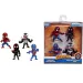 imagen de Marvel: Set de figuras de metal de Spider-Man de 4 piezas 6,5 cm - Simba Toys 1