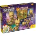 imagen de Marvel Groot 2 en 1 250 piezas puzzle y colorear 50x35cm - Lisciani 1
