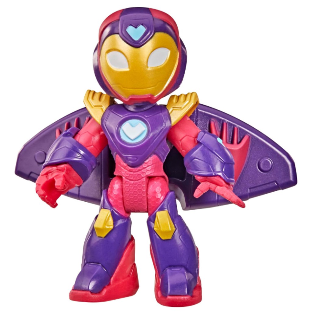 imagen de Marvel Iron Man y sus fantásticos amigos: figura de acción de Iron Heart con accesorios - Hasbro 3