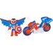imagen de Marvel Iron Man y sus maravillosos amigos - Capitán América y su vehículo Super Bike - Hasbro 2