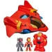 imagen de Marvel Iron Man y sus maravillosos amigos - Juego de figuras de acción Iron Jet de tamaño gigante - Hasbro 2