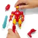 imagen de Marvel Mix Mashers: Figura de Iron Man de los Vengadores con accesorios - Hasbro 3