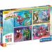 Marvel Spidey 4 en 1 Supercolor rompecabezas - Clementoni