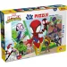 imagen de Marvel Spidey lucha 2 en 1 puzzle y colorear de 24 piezas 50x35cm - Lisciani 1