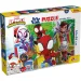 imagen de Marvel Spidey y su equipo 2 en 1 rompecabezas y libro para colorear de 24 piezas 50x35cm - Lisciani 1
