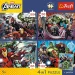imagen de Marvel Vengadores - 4 x 88 piezas Premium Plus Kids puzzle - Trefl 2