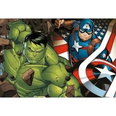 imagen de Marvel Vengadores el equipo 24 piezas Maxi puzzle - Trefl 2