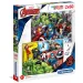 imagen de Marvel Vengadores Supercolor 2 en 1 puzzle 2x60 piezas - Clementoni 1