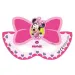 Máscara de papel rosa de Minnie Mouse 6 unidades
