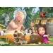 imagen de Masha y el Oso baño 24 piezas maxi puzzle 70x50cm - Lisciani 2