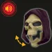 imagen de Masters of the Universe: Los defensores del universo Skeletor Máscara iluminada y sonora de cara de hueso - Mattel 3