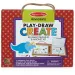 imagen de Melissa & Doug: Set de juego creativo y magnético borrable de dinosaurios 1