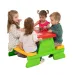 imagen de Mesa de picnic verde 70x79x47cm 2