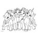 imagen de Mi pequeño pony cuaderno creativo para colorear con pegatinas y plantilla en varias versiones 4