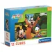 Mickey Mouse 12 piezas cubos de cuentos - Clementoni