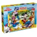 imagen de Mickey Mouse 2 en 1 puzzle de 250 piezas y libro para colorear 50x35cm - Lisciani 1