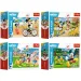 Mickey Mouse un día con amigos mini rompecabezas de 54 piezas en 4 versiones - Trefl