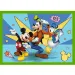 imagen de Mickey Mouse y sus amigos 4 en 1 rompecabezas - Trefl 2