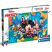 imagen de Mickey Mouse y sus amigos puzzle Supercolor de 104 piezas - Clementoni 1