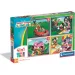 imagen de Mickey y sus amigos rompecabezas Supercolor 4 en 1 - Clementoni 1