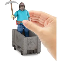 imagen de Minecraft La Película - Steve y el set de juego del carrito de mina - Mattel 5