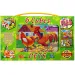 Mini bloque de cuentos con animales de granja 6 piezas