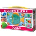 Mini bloque de cuentos con animales marinos 6 piezas - D-toys