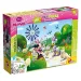 imagen de Minnie Mouse 2 en 1 maxi puzzle y colorear 150 piezas 70x50cm - Lisciani 1